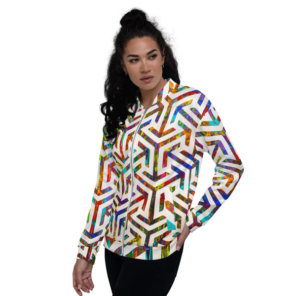 Divide and Conquer Unisex Bomber Jacket