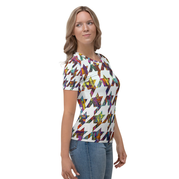 What Came First, Galaga or Houndstooth Women's T-shirt